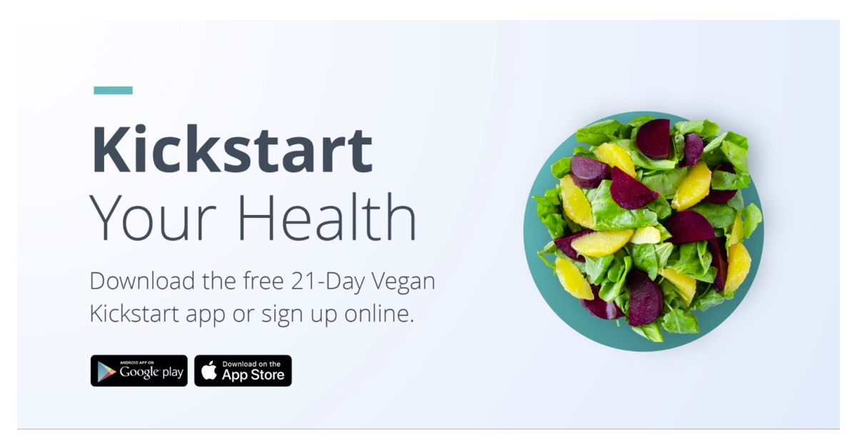 The 21Day Vegan Kickstart Program Launches with New site and Phone
