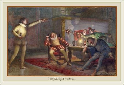 Twelfth Night Revelers (Image credit: Courtesy of Folger Shakespeare Library)
