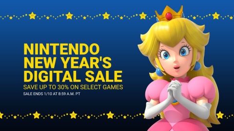Starting today and running until 8:59 a.m. PT on Jan. 10, Nintendo is offering discounts on the digi ... 
