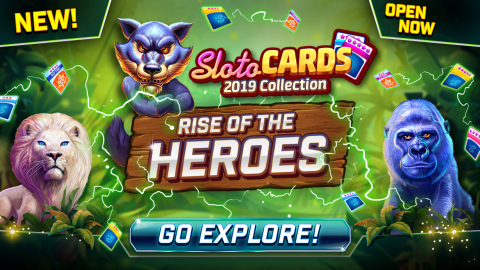 Sloto Cards - Rise of the Heroes (Graphic: Business Wire)