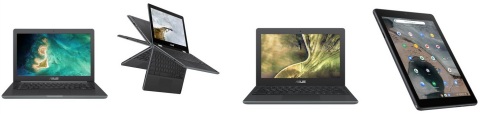 ASUS Chromebook Education series: the ASUS Chromebook C204. the ASUS Chromebook C403, the ASUS Chrom ... 