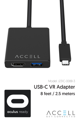 Accell's new USB-C VR Adapter (Photo: Business Wire)