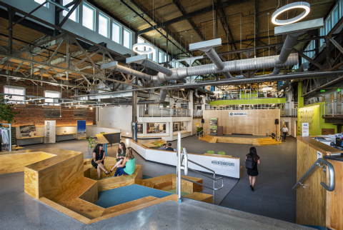 The Town Green at Greentown Labs (Photo: Business Wire).