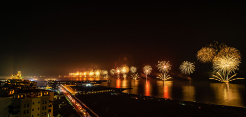 2019 Ras Al Khaimah New Year’s Eve Fireworks (Photo: AETOSWire)
