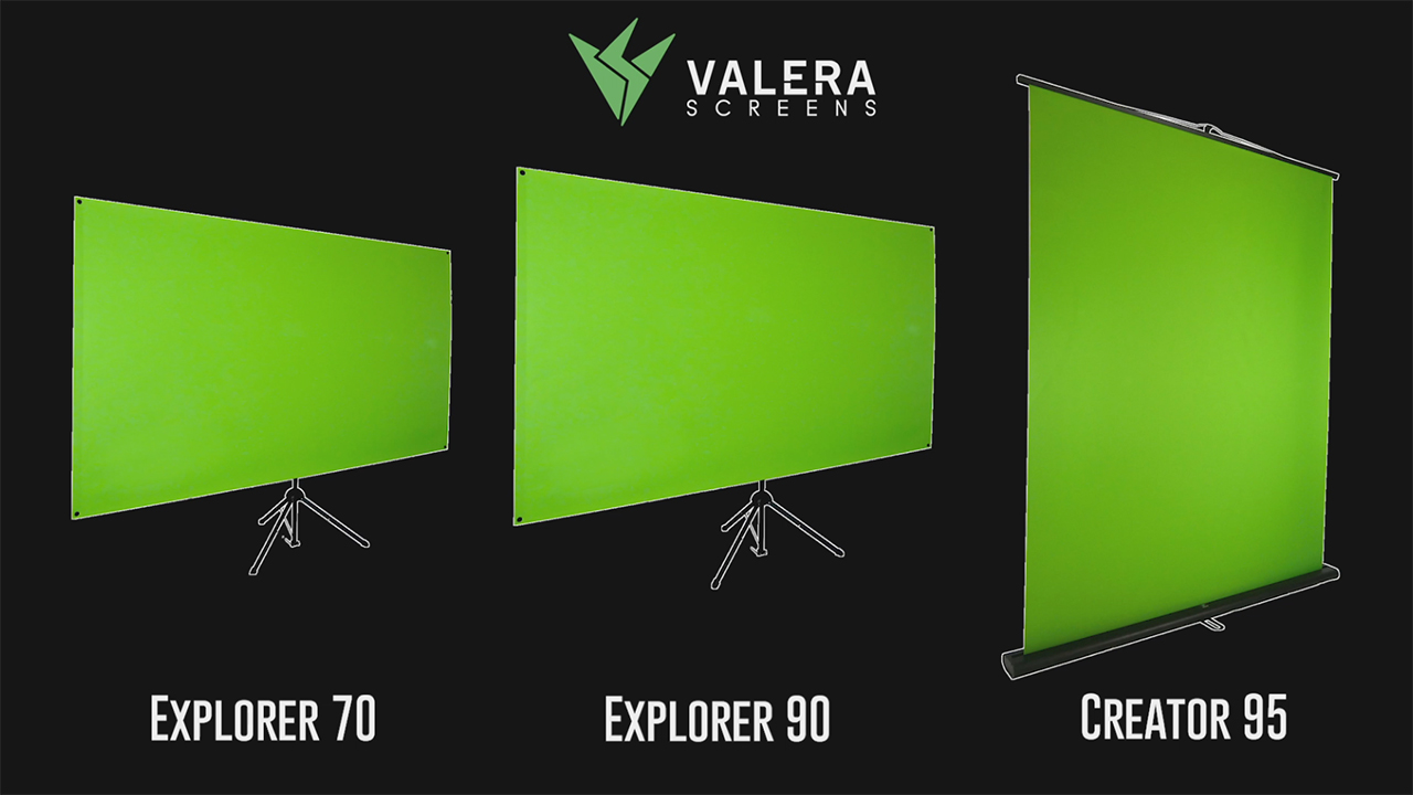 Valera Screens has created an innovative line of mobile green screens designed to meet the needs of today’s content creators.