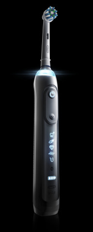 The Oral-B GENIUS X with Artificial Intelligence: The most innovative AI electric toothbrush that recognizes how users brush and provides personalized feedback leading to better brushing and superior oral health. (Photo: Business Wire)