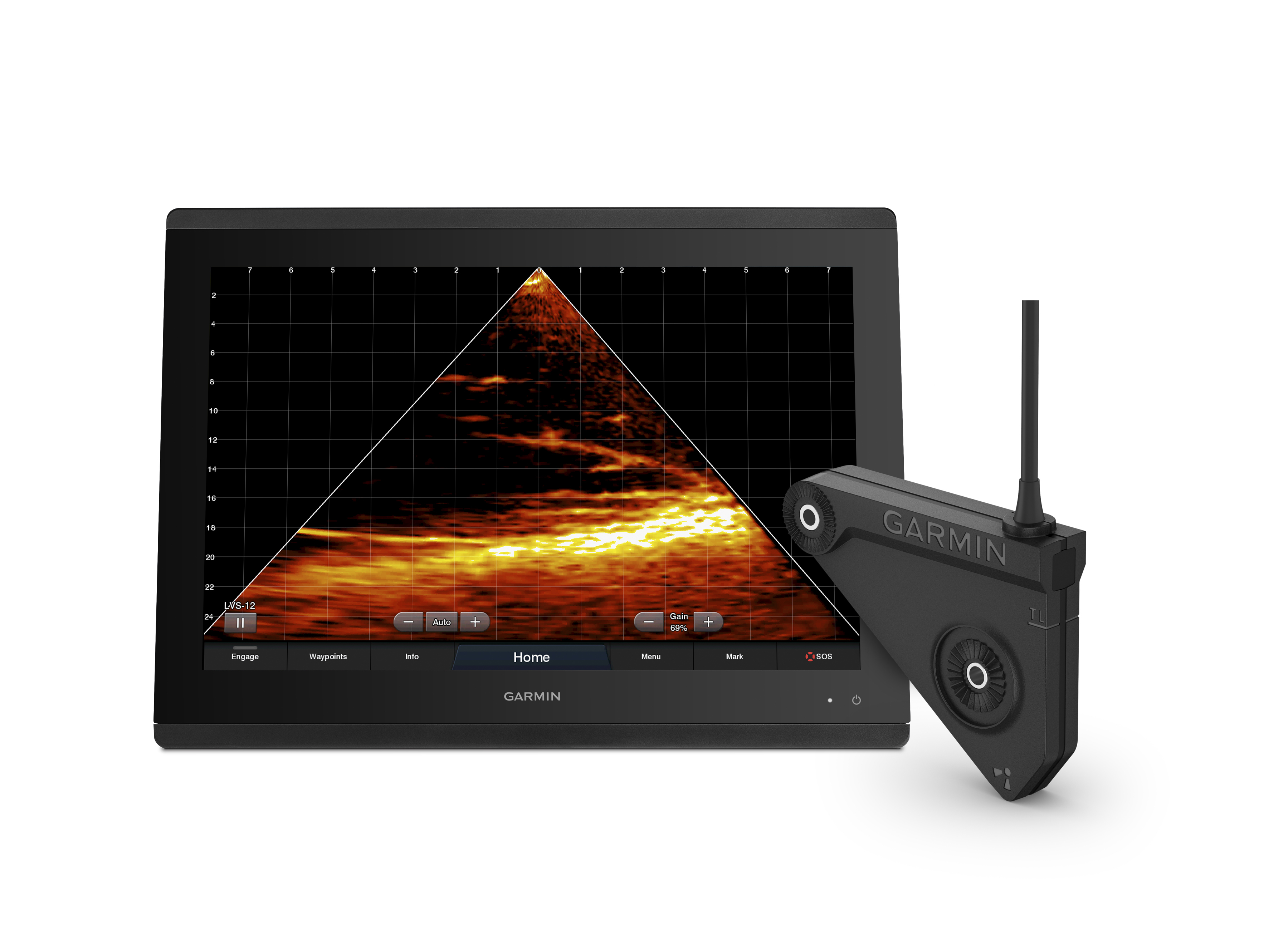 Garmin® brings Panoptix LiveScope live scanning sonar to even more anglers  with the new single-array LVS12 transducer