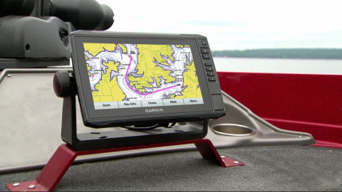 Garmin's popular line of ECHOMAP™ Plus sonar combination units will now include its new BlueChart g3 and LakeVü g3 cartography products built-in for coastal and inland boating and fishing. The new g3 charts and maps blend the best of both Garmin and Navionics content together for the first time to deliver unparalleled coverage and detail. (Photo: Business Wire)