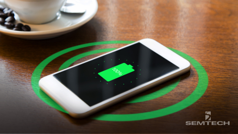 Semtech’s LinkCharge® Platform Integrated in Shanghai Magway Magnetic's Commercial 22mm Long Distance Smartphone Wireless Charger (Photo: Business Wire)