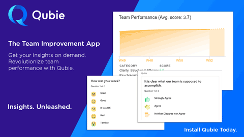 Now available in Microsoft Teams! Unleash your insights today with Qubie, the Team Improvement App. It's time to revolutionize your team's performance. (Photo: Business Wire)