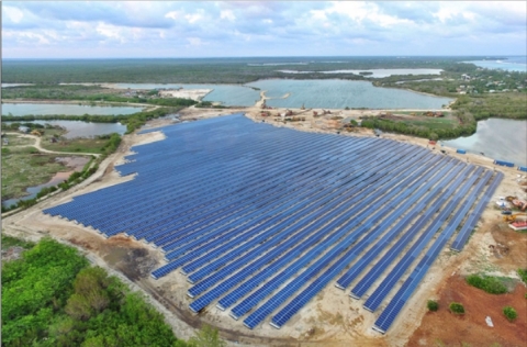 Bodden Town Solar Farm in the Cayman Islands (Photo: Business Wire)