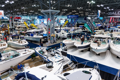 U.S. boat manufacturers and dealers are preparing for a busy winter boat show season around the country, with new powerboat sales expected to increase 3-4% in 2019. (Photo: Business Wire)