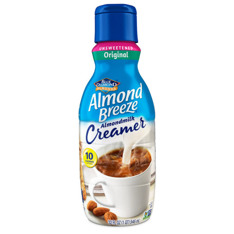 Blue Diamond Almond Breeze Almondmilk Creamer Unsweetened Original (Photo: Business Wire)