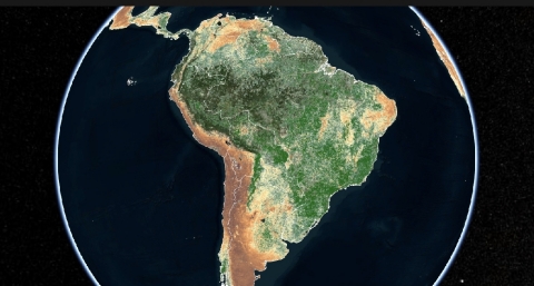 Indigo’s satellite-based Crop Health Index in South America (Graphic: Business Wire)