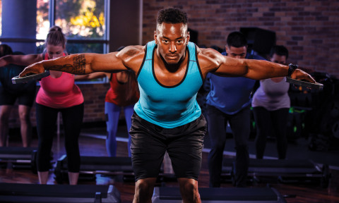 BodyPump is one of the many popular group exercise programs available at 24 Hour Fitness clubs nationwide. (Photo: Business Wire)