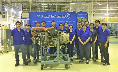 TurbineAero Repair–Asia, APU Operations Team (Photo: Business Wire)