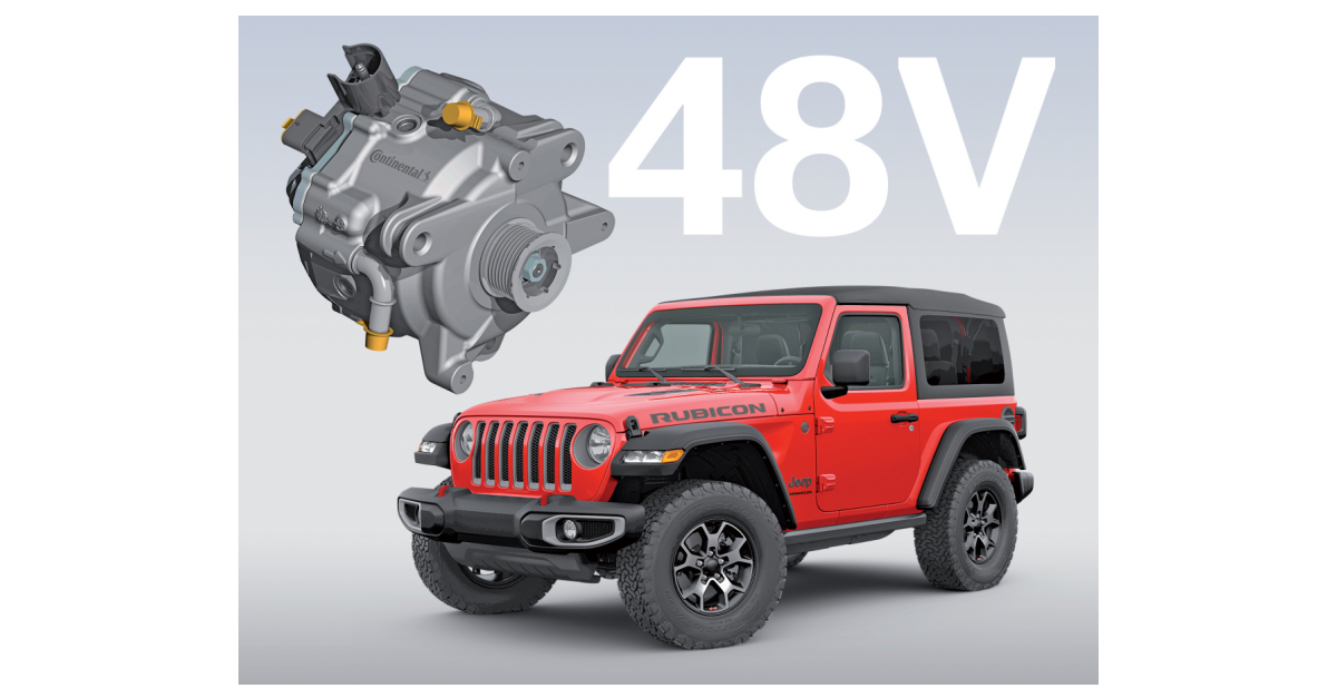 Continental Technology Powers Jeep® Wranglers New Etorque Mild Hybrid System Business Wire