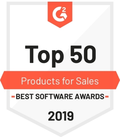 ZoomInfo has been recognized as one of the best products for Sales 2019 by G2 Crowd. (Graphic: Busin ... 