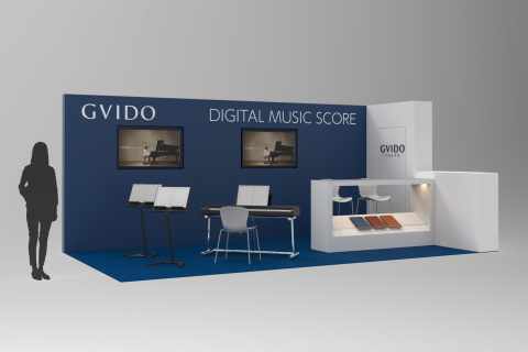 GVIDO Booth. The actual booth may differ from the image. (Graphic: Business Wire)