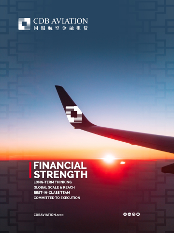 CDB Aviation delivers innovative aircraft financing solutions, providing airlines around the world with a competitive cost of funding and an unrivaled customer-oriented, full-service approach. Backed by unparalleled resources of China Development Bank, CDB Aviation’s increasingly global platform is focused on execution and rooted in the culture of competency. www.CDBAviation.AERO (Photo: Business Wire)