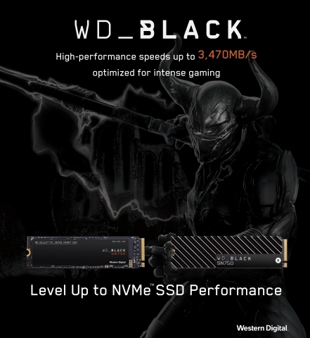 Western Digital Accelerates the PC Gaming Experience with New WD Black SN750 (Graphic: Business Wire ... 