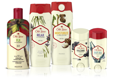 Old Spice, the men’s grooming authority, knows that men need, want and deserve nice skin, too. The brand introduces its all-new Fresher Collection, offering real body wash benefits forged from real ingredients that help guys elevate their grooming regimen. The all-new Fresher Collection also infuses new fresh scents and anti-perspirant/deodorant technology that goes on smooth to combat visible residue, so guys don’t have to worry about white marks on dark shirts. (Photo: Business Wire)