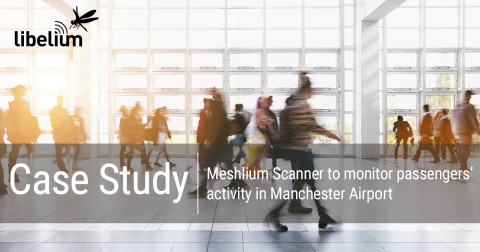 Meshlium Scanner monitoriza la actividad de los pasajeros en el Aeropuerto de Mánchester (Photo: Lib ... 