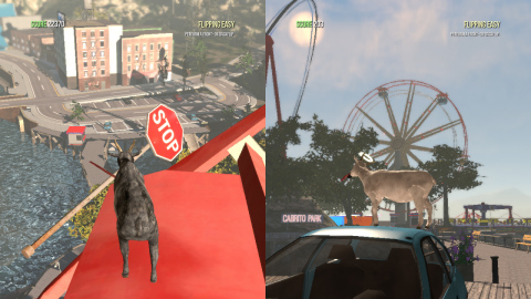 The Goat Simulator: The GOATY game is the latest in goat simulation technology, bringing next-gen goat simulation to YOU. (Photo: Business Wire)
