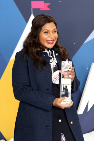 Mindy Kaling receives the IMDb STARmeter Award at the 2019 Sundance Film Festival (Photo: Business Wire)