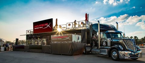 HyperX Esports Truck to be Showcased at Super Tailgate Party in Atlanta January 31 – February 3. (Photo: Business Wire)