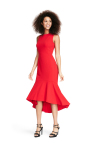 Macy's short hot sale red dress