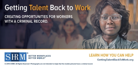 SHRM's Getting Talent Back to Work initiative includes a toolkit to help businesses consider job app ... 