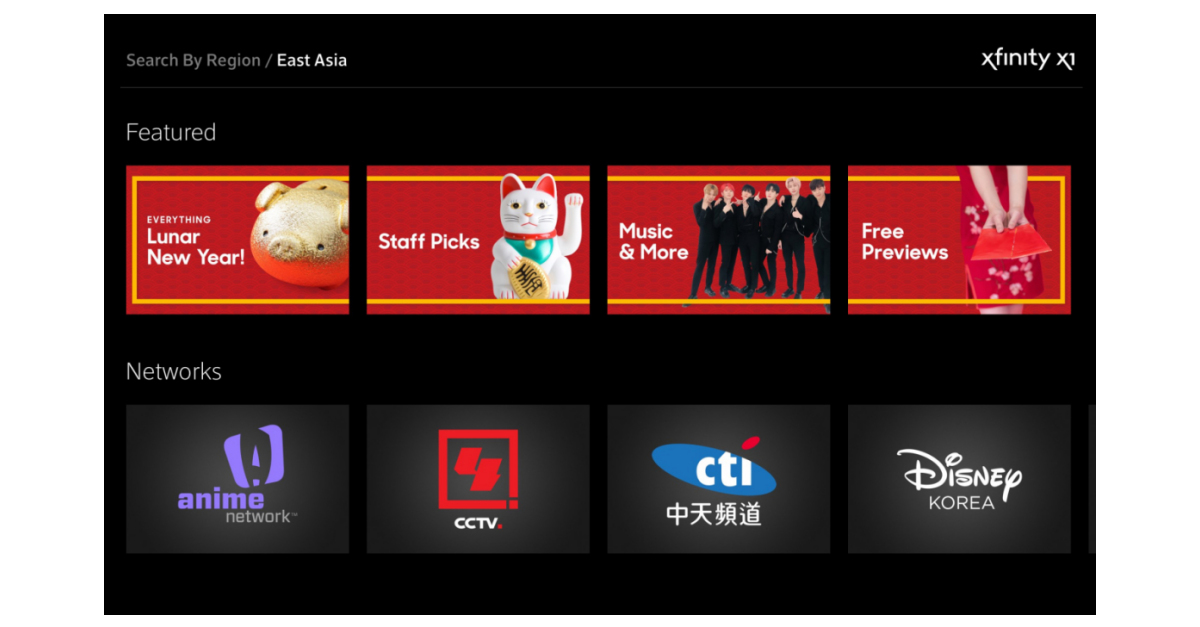 Xfinity TV Releases an Unmatched Collection of Asian and Asian