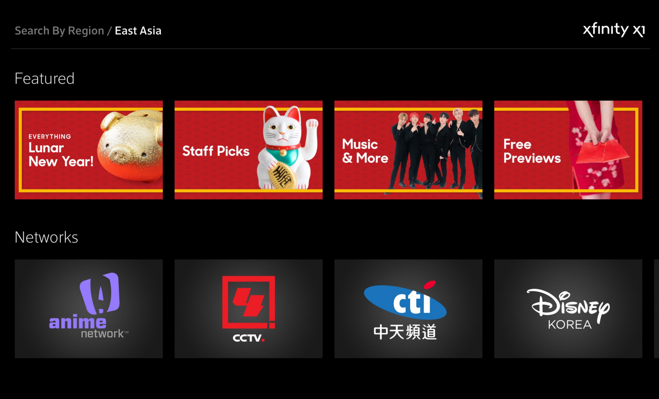 Xfinity TV Releases an Unmatched Collection of Asian and Asian American  Entertainment to Celebrate the 2019 Lunar New Year | Business Wire