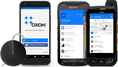 Orion Labs Inc. launches complete redesign of its push-to-talk app on Android for enterprise teams ( ... 