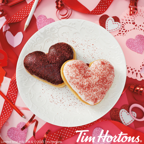 Say "Be Mine" This Valentine's Day With Donuts From Tim Hortons® US (Photo: Business Wire)
