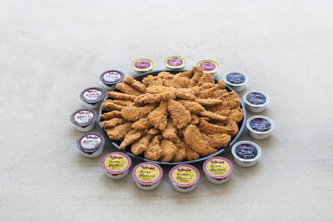 Be the hero of your game day gathering by bringing along a Bojangles' 50-piece Chicken Supremes plat ... 