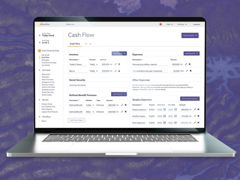 The new NaviPlan user interface (Graphic: Business Wire)