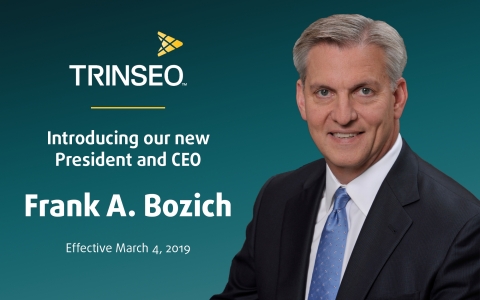 Frank A. Bozich has been named President and CEO, Trinseo, effective March 4, 2019. (Photo: Business ... 