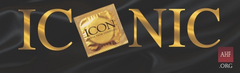 Billboards and transit ads for AHF’s ICON brand condoms posted nationwide in Atlanta, Chicago, Los Angeles, Miami, New York and several other markets in anticipation of International Condom Day, observed on February 13th. (Graphic: Business Wire)