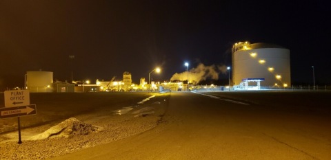 Kinetrex Energy's LNG north plant operating on one of Indianapolis' coldest days in decades (Photo:  ... 