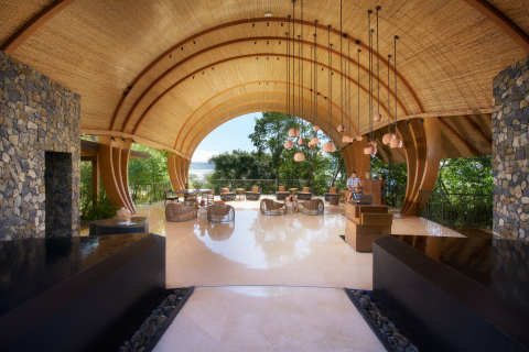 Listen to the sounds of wildlife from your seat in the lounge at Andaz Costa Rica Resort at Peninsul ... 