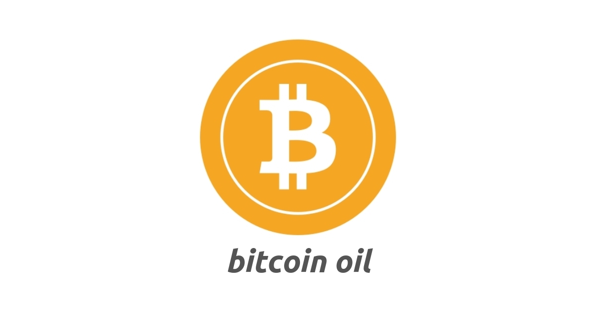 Bitcoin Oil Announces Its Intentions To Go Green And Solve Bitcoin S - 
