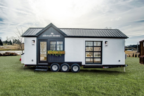 Allswell Unveils Tiny Home Retail Concept (Photo: Business Wire)