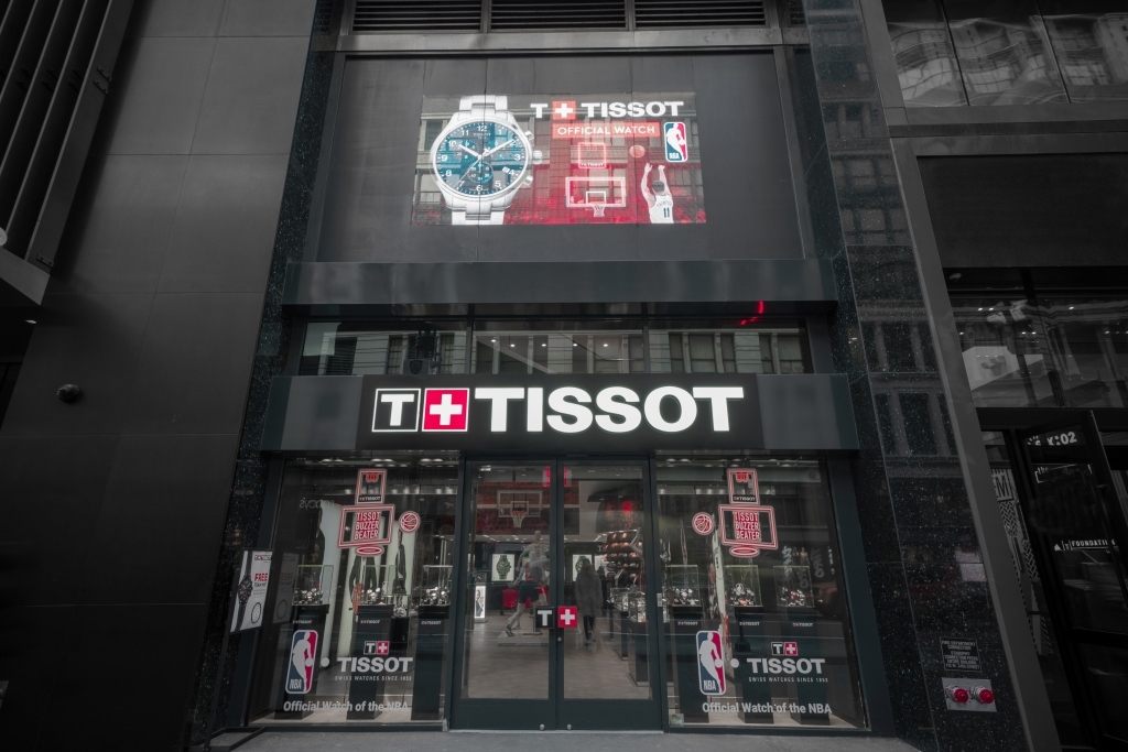 Duggal Visual Solutions :: This NBA-Themed Tissot Boutique is a