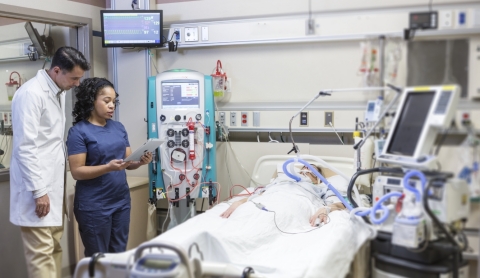 The Prismaflex system is used in the intensive care unit (ICU) to treat patients with acute kidney injury (AKI) and certain blood and autoimmune conditions, which can be life-threatening. (Photo: Business Wire)