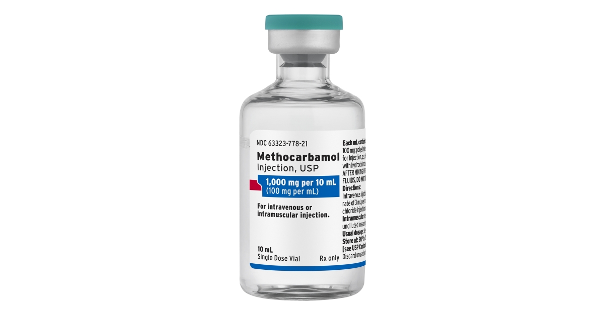 Methocarbamol Injection, USP Now Available from Fresenius Kabi