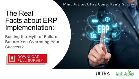 Go to the following URL to download the full report: www.ultraconsultants.com/erpimplementationsurvey (Graphic: Business Wire)