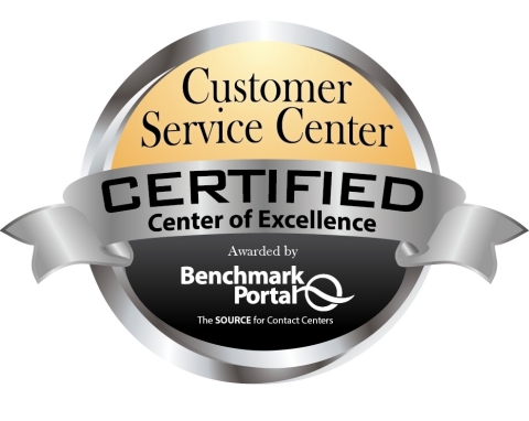 BenchmarkPortal, a global leader in the customer service center industry, has certified EFG Companies as a Center of Excellence for the fifth year in a row. http://bit.ly/2pdueVX (Graphic: Business Wire)