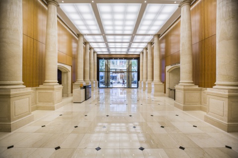 Columbia Property Trust has attracted more than 30 Fortune 500 companies as tenants at Market Square on Pennsylvania Avenue in Washington, D.C., making it “the epicenter of the legislative offices of Fortune 500 and leading midsize companies in Washington D.C.,” per Mark Witschorik of Columbia. (Photo: David Madison Photography)
